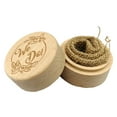 thumbnail image 1 of Workhe Rustic Wedding Wood Ring Holder Wedding wood ring holder Wedding Ring Bearer Box Engagement Engraving Wooden Rings Box, 1 of 9
