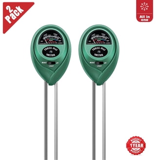 XLUX Soil Moisture Meter, Hygrometer Sensor for Gardening, Indoor Outdoor  Use - Walmart.com