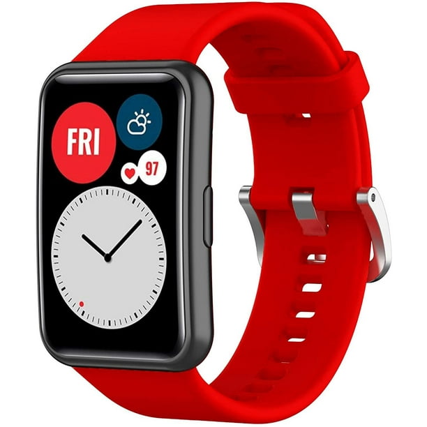 Banda de silicona para Huawei Watch FIT Correa Smartwatch Accesorios Pulsera de repuesto correa huawei watch fit 2 nueva correa Deng Xun unisex