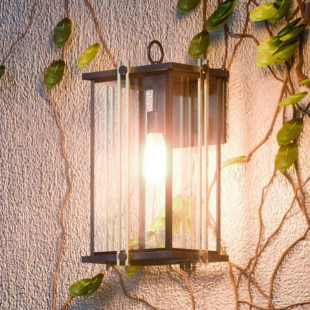 - Urban Ambiance Luxury Transitional Outdoor Wall Light, Medium Size: 16.25