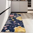 thumbnail image 4 of Pioneer Flower Floral Print Pattern Kitchen Rug Mat,Kitchen Runner Rugs Non Skid Washable,Decorative Kitchen Floor Mats for Kitchen,Sink,Laundry,17"X47", 4 of 5