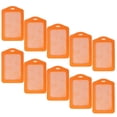 thumbnail image 1 of 10X Portatarjetas de Identificación Zulema Titular de Tarjeta Vertical Color Naranja, 1 of 8