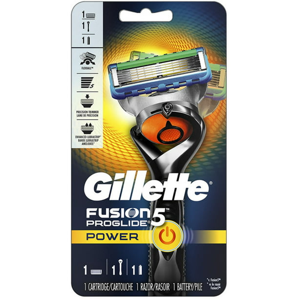 Vooruitzien zonsopkomst Whirlpool Gillette Fusion ProGlide Power Razor with 1 Blade Refill 1 ea (Pack of 2) -  Walmart.com