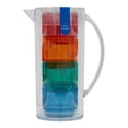 thumbnail image 1 of Jarra Way to Celebrate Plástico Asa Tapa 3 Litros Vasos Multicolor 5 Piezas, 1 of 4