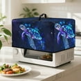 thumbnail image 2 of TSOVTHRID Sea Turtle Star Print Microwave Oven Dust Cover Stain-Resistant Microwave Oven Grill Cover Dustproof Kitchen Machine Covers Case Protections for Toaster Oven, 20.9"W x 15.7"D x 12.4"H, L, 2 of 7