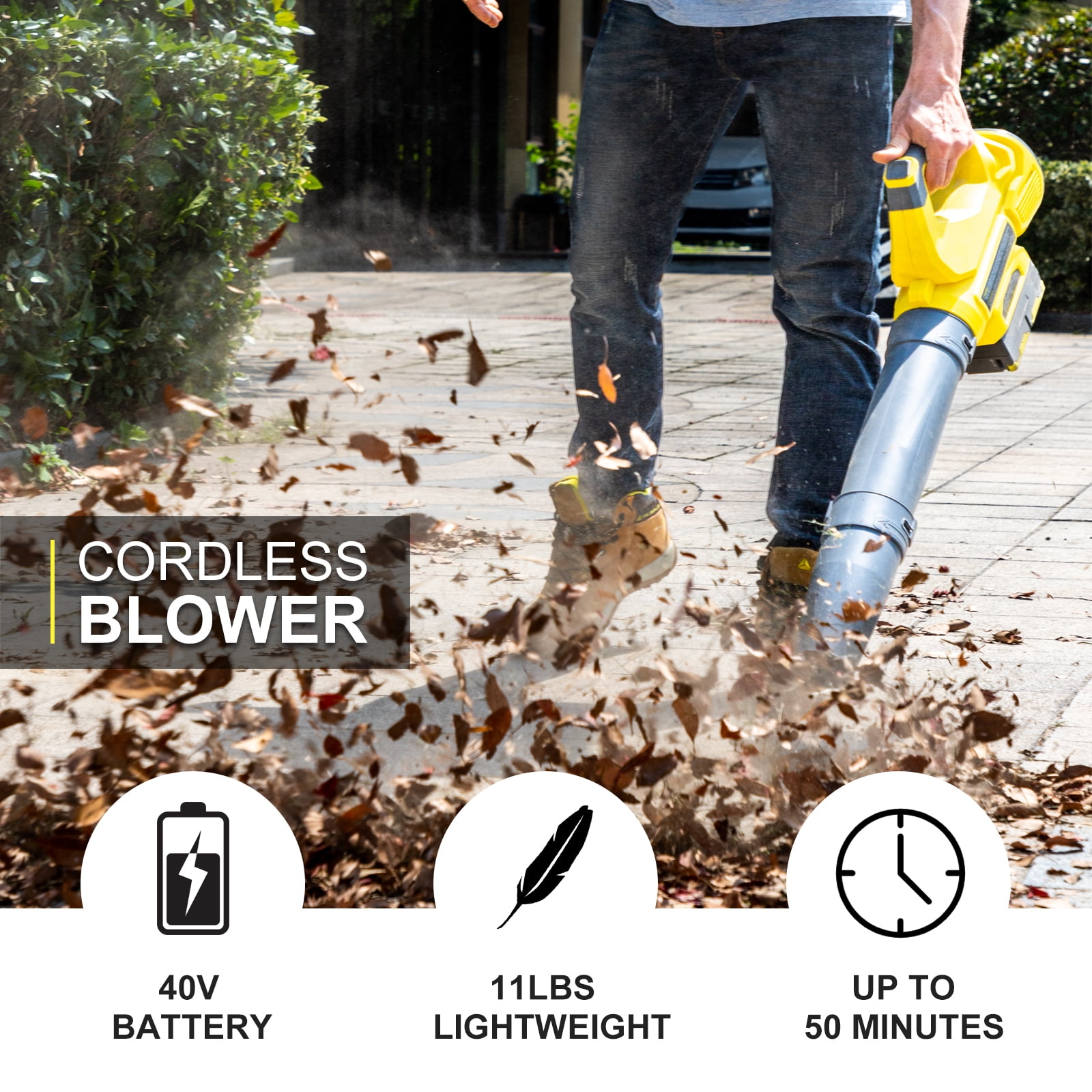 Powersmart cordless leaf sale blower