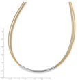 thumbnail image 2 of 4mm 925 Sterling Silver Gold Plated Rho Plated Bar With 2inch Necklace 16 Inch Pendant Necklace for Women, 2 of 2