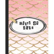 Class of 2019: Yearbook, autograph and memory book for end of year celebrations and memories or school leavers - Pink and gold mermaid scales cover art design Paperback 1099983819 9781099983818 365
