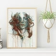 thumbnail image 7 of Creative Mark Illusions Floater Frame For 3/4" Deep Canvases - 24x36" Natural - No Glass or Backing - Wood Composite Floating Illusion Frame for Canvas Paintings- With Hanging Hardware, 7 of 7