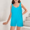 thumbnail image 3 of Hiijoy Little Girls Overall Shorts Sleeveless Scoop Neck Jumpsuit for Kids, Sizes 5-6Y, 3 of 8