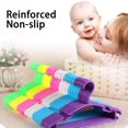 thumbnail image 3 of CHUANK Kid Hangers  Premium Small Plastic Clothes Hangers  Non-Slip  Durable Design and a Bright Color  10-Pack, 3 of 8