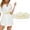 White, variant on Waist Belt for Women Fashion Chiffon Flower Elastic Belt â Stretchy Waistband with Floral