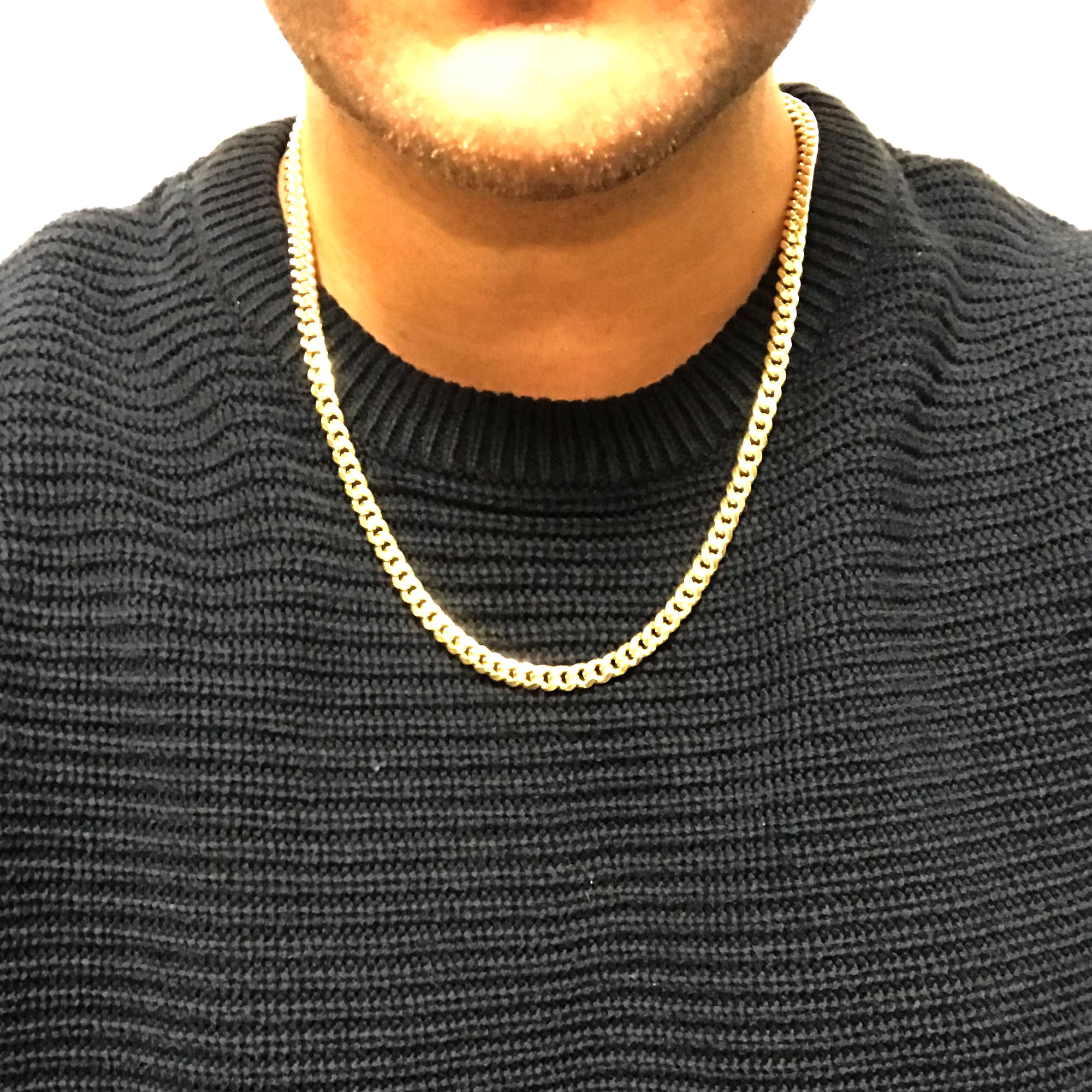 Cuban Link Chain - Small Gold Cuban Chain 14K Yellow Gold / 16in by Helen Ficalora