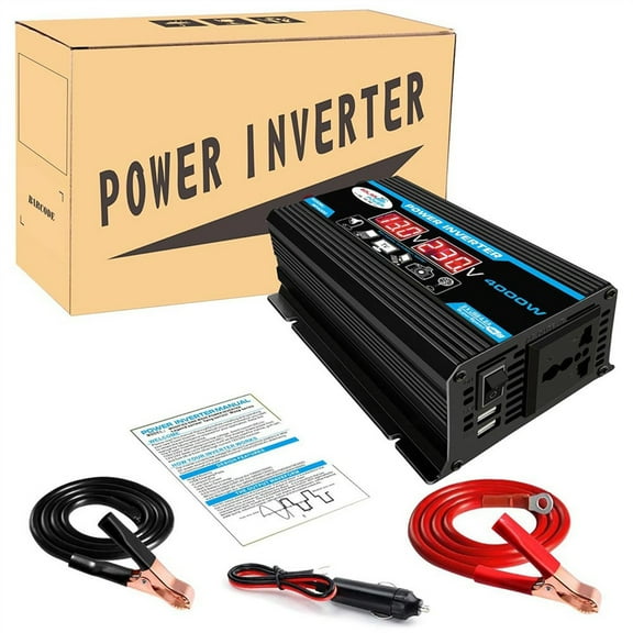 Pure Sine Wave Inverter 4000W Inverter 12V 230 Modified Pure Sine Wave Inverter Voltage Regulator 220/110 Boost Module For Powerful Power Bank ,Powerful Output