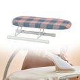 thumbnail image 6 of Esquirla Foldable Ironing Board, Portable for Ironing Clothes, Tabletop Ironing Board, Mini Ironing Board for Craft Room, Travel, Dorm, Apartment Pink Plaid, 6 of 8