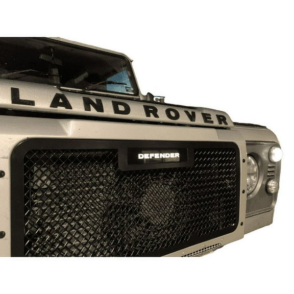 Landrover Defender Stainless Steel Illuminated Front Grill - Black Finish (2007 to )