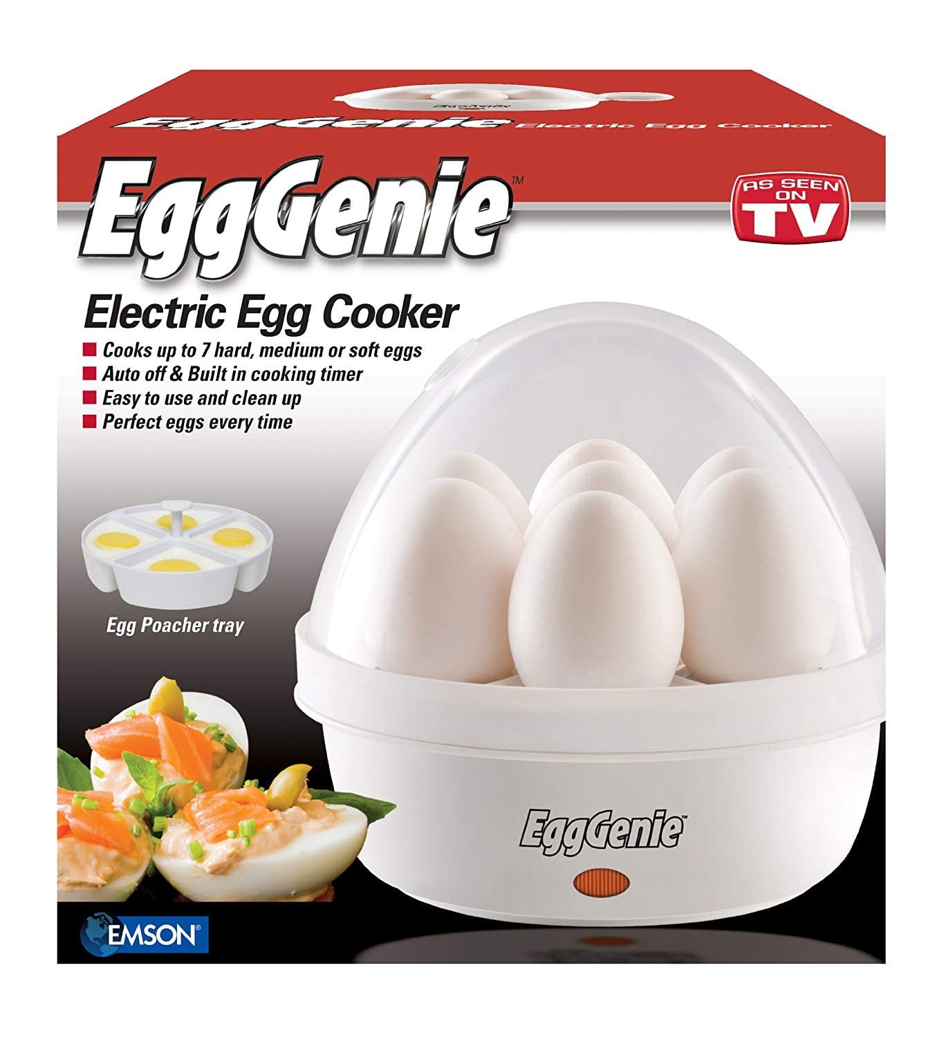 Auto Shut Off Feature Details about   Rapid Egg Cooker 7 Capacity Electric For Hard Boiled Eggs 