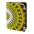 thumbnail image 2 of Pofeuu Yellow Mandala Print Travel Document Organizer Passport Holder Men Women for Family (6.5 in x 4.5 in),Wallet Holder Credit Card Clutch Bag Case, 2 of 5
