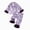 L101-Purple, variant on CAUYDY Toddler Girls Halloween Pajamas Fuzzy Trim Button Down Cute Pumpkin Ghost Print Long Sleeve Shirt Elastic Pants 2 Piece Satin Pajama Set(L101-Light Purple,2-3 Y)
