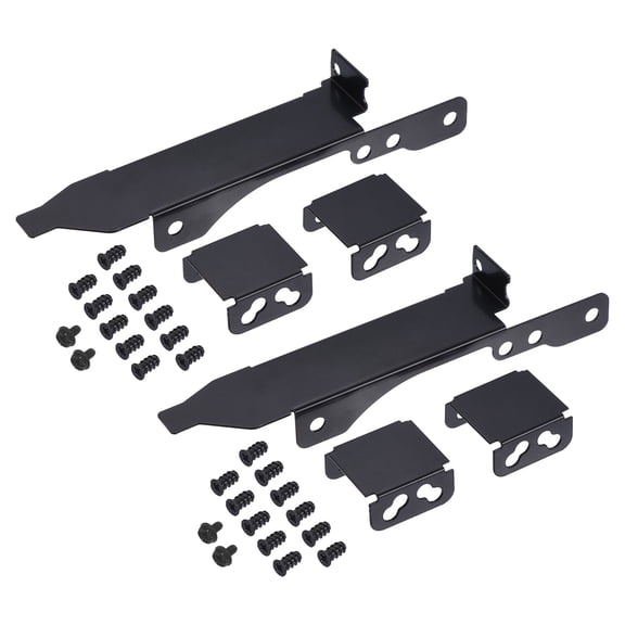 Uxcell 2 Set Graphics Card Dual Fan Cooling Bracket PCI Mounting Bracket Video Card Heatsink 8/9/12CM Fans with Screws