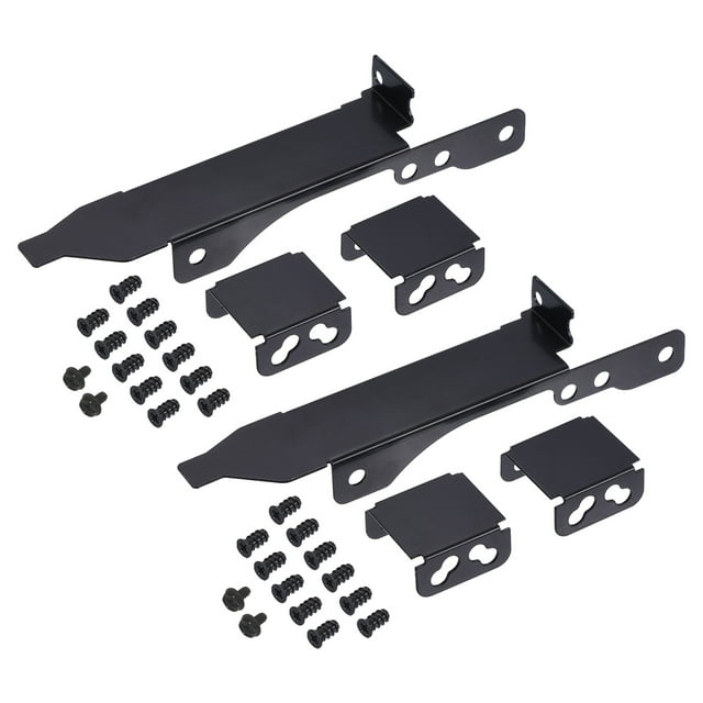 Unique Bargains 2 Set Graphics Card Dual Fan Cooling Bracket PCI Mounting Bracket Video Card Heatsink 8/9/12CM Fans with Screws