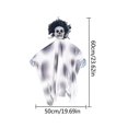 thumbnail image 2 of Skeleton Clown Decoration Hanging Skeleton Ghost Pendant for Haunted House Prop Decorations, 2 of 9
