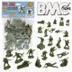 thumbnail image 1 of BMc WW2 Iwo Jima US Marines Plastic Army Men - 36 figuras de soldado americano BMC Toys 741801400346, 1 of 1