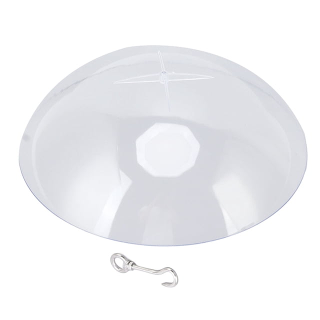 Cubierta protectora para comederos de pájaros, cubierta de cúpula protectora transparente para comederos colgantes de pájaros.