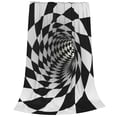 thumbnail image 2 of Vsdgher 3D Vortex Illusion Ultra-Soft Micro flannel Blanket Throw Blankets for Couch Sofa, Bed (4 sizes)-40"x30", 2 of 7