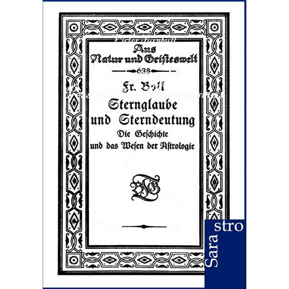Sternglaube und Sterndeutung (Paperback)