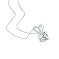 thumbnail image 4 of SZUL - Women's 3/4 Carat Diamond Solitaire Pendant in 14K White Gold (H-I Color, I1-I2 Clarity), 4 of 7