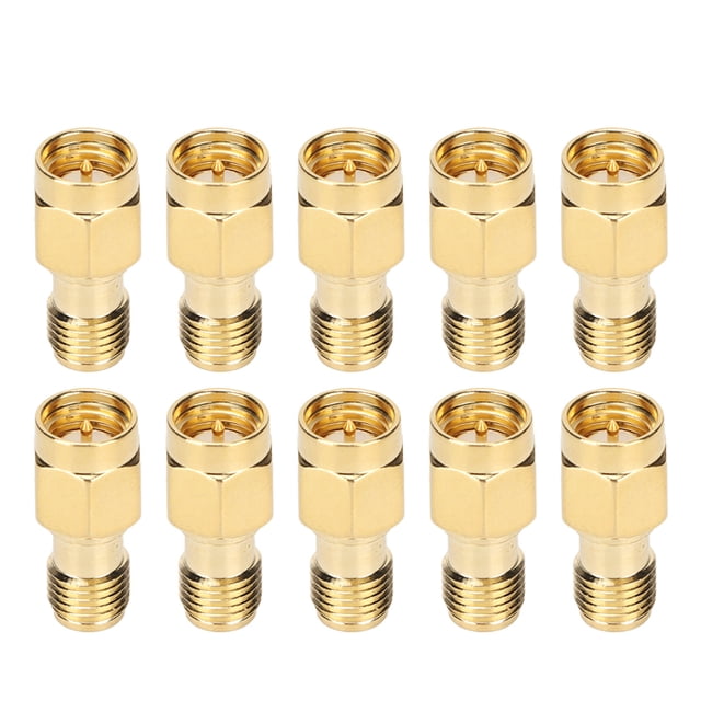 Adaptador hembra SMA NikouMX 10 piezas Conector SMA hembra macho Conector inverso SMA herramienta