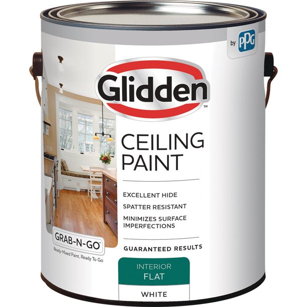 1Pack Glidden 1 Gal. Interior Flat Ceiling Paint