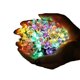 thumbnail image 3 of green Cadena de luz solar exterior de flores, 7 m 50 LED Cadena de luz solar exterior impermeable Cadena de luz LED colorida para jardín Balcón Terraza Navidad Weddi, 3 of 5