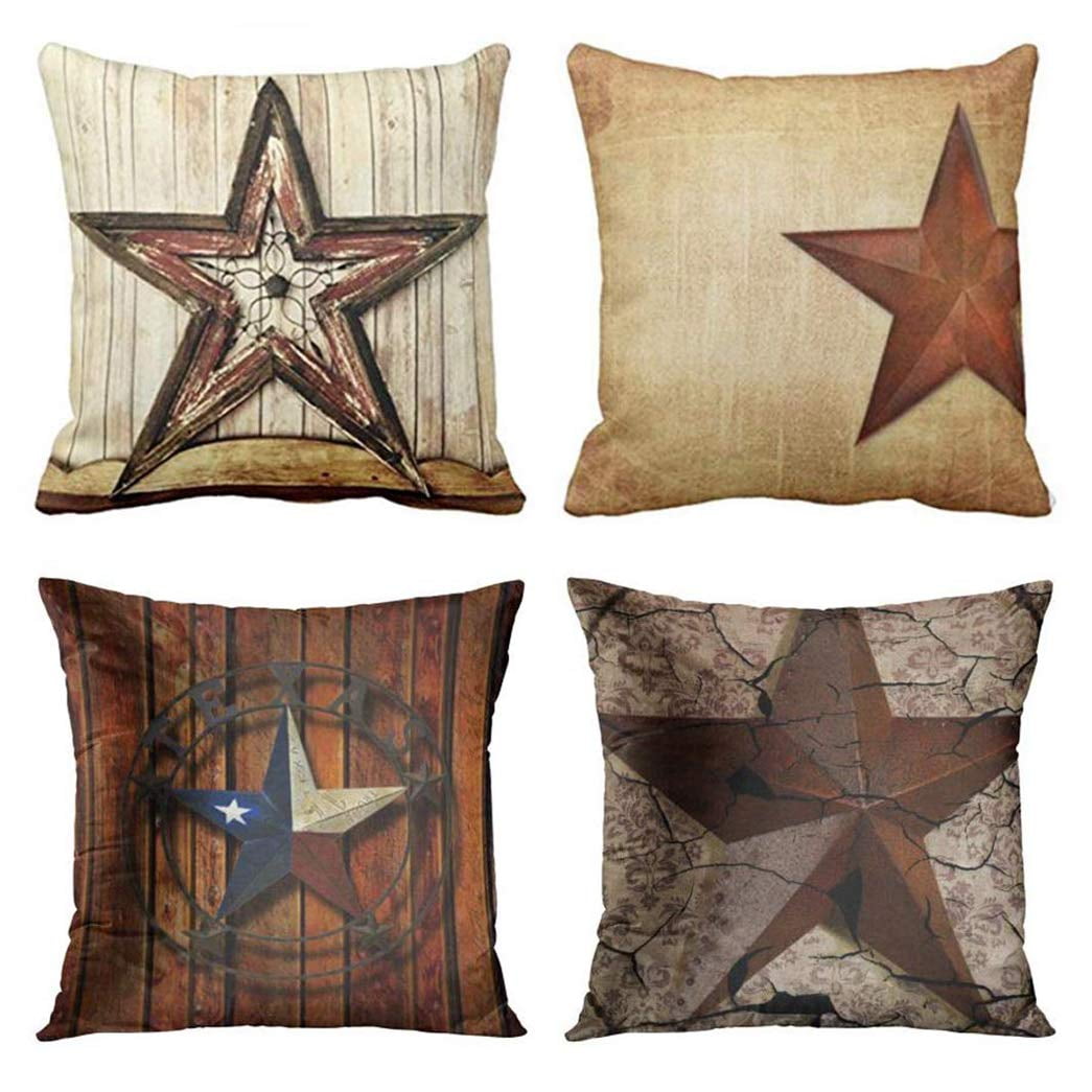 rustic western throw pillows