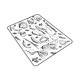 thumbnail image 3 of Alfombrilla de secado de platos reutilizable, alfombrilla de fregadero para encimera, utensilios de cocina, escurridor de fregadero de cocina para , Blanco 30x40cm Soledad Escurreplatos, 3 of 10