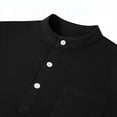 thumbnail image 7 of Men’s Short Sleeve Polo Shirt with Pocket Classic Fit Soft Cotton Material Three Button Placket Collar, 7 of 7