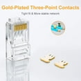 thumbnail image 4 of axGear Cat 5E Cat5e Modulaire RJ45 Connecteur de Câble Ethernet Fiche Cristal Head 100 Pcs, 4 of 7