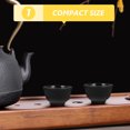 thumbnail image 3 of Homoyoyo Thé Gongfu Ensembles Ronds Noirs pour Famille et Enseignants 1Pcs, 3 of 5