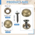 thumbnail image 2 of Uxcell Brass Decorative Screws with Caps - Self Tapping Decorative Cover for Furniture and Wall Hangings Bronze 13mm, 2 of 7