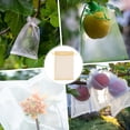 thumbnail image 2 of Uxcell 100 Pack Fruit Protection Bags - 4x6 Inch Fruit Netting Bags with Drawstring Apply to Plants(Golden), 2 of 7