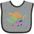 thumbnail image 3 of Inktastic Music Notes Musical Boys or Girls Baby Bib, 3 of 4