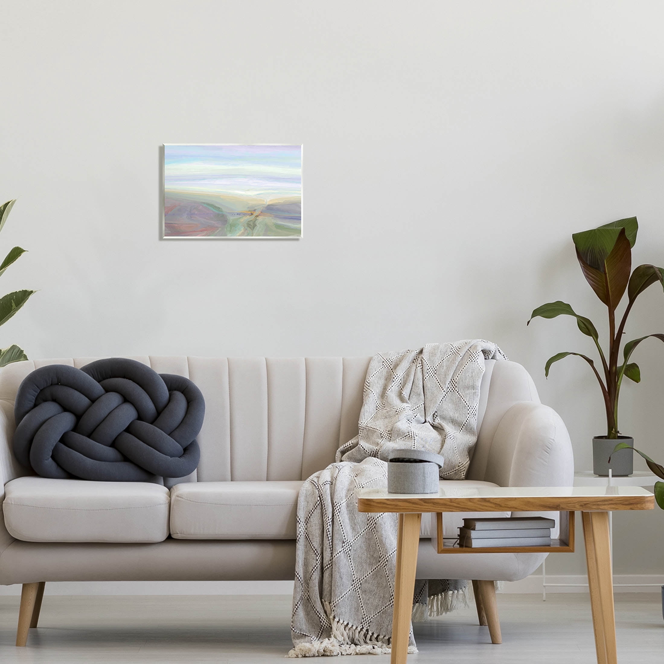 Abstract Pastel Canyon Landscape Abstract Graphic Art Unframed Art Print Wall Art
