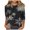 Black, variant on Lolmot Womens Crew Neck 3/4 Sleeves Blouses Cute Snowflakes Print Tunic Tops Casual Lightweight Comfy T-Shirts for Christmas Holiday Tops