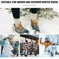 thumbnail image 5 of 5 Pairs Women's Solid Mid-Calf Socks, Cozy Fall & Winter Socks for Leggings and Low-Cut Boots, Soft & Warm Everyday Socks, 5 of 7