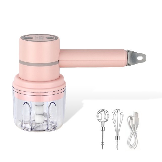 Mezclador de alimentos portátil eléctrico con mango Mano Blender 3 Modos Ajustable Egg Beater Home Cocina Herramientas para hornear Elenxs HA059931-03B