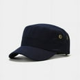 thumbnail image 1 of Vintage Army Baseball Cap Cotton Cadet Hat Breathable Flat Cap Spring Autumn Sun Cap, 1 of 6