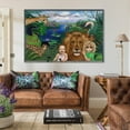 thumbnail image 3 of HAPPY KINGDOM by Margaret Keane Poster Poster Decorative Painting Canvas Wall Art Living Room Posters Bedroom Painting 16x24inch(40x60cm), 3 of 6
