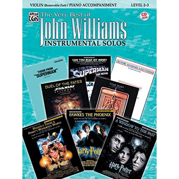 Pre-Owned The Very Best of John Williams for Strings: Violin (with Piano Acc.) (Book & CD) Paperback