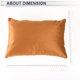 thumbnail image 5 of Almohada para reposacabezas de automóvil Unique Bargains, soporte para cuello ergonómico y cómodo, terciopelo italiano/espuma de memoria, ancho ajustable, naranja, 1 Pcs para conducción y viajes, 5 of 7
